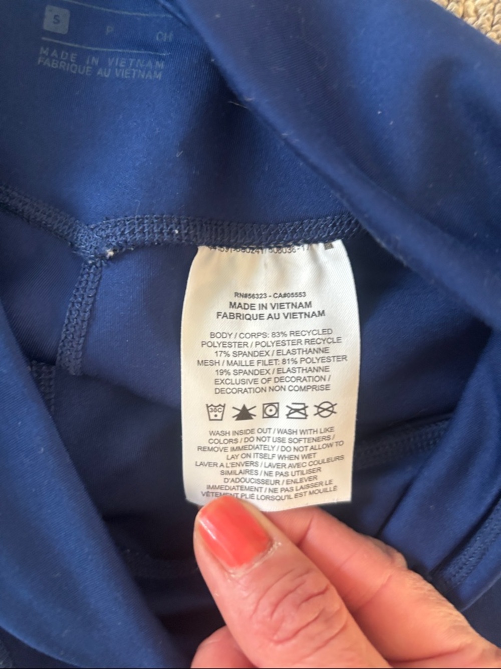 Nike Mid Rise Performance Legging Dri-Fit - Picture 9 of 10